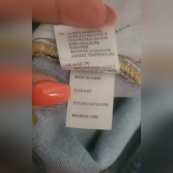 Articles of Society Womens Hi Rise Ziggy Denim Cut Off Shorts SZ 29 - Picture 6 of 7